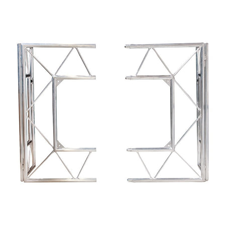 Accu-Stand Pro Event TBL 2 | Folding Aluminum Event Table | Portable DJ & FOH Console with Customizable Front