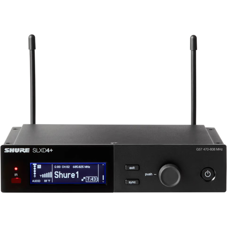 Shure SLXD14+/93-G57 | Lavalier Wireless System with WL93 Mic | Miniature Design + 24-bit Audio