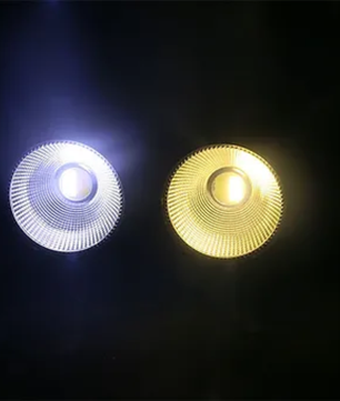 Crisp SOLSTICE DUO 616C | 200W Dual White LED Blinder with RGB Halo Rings & Strobe Effects