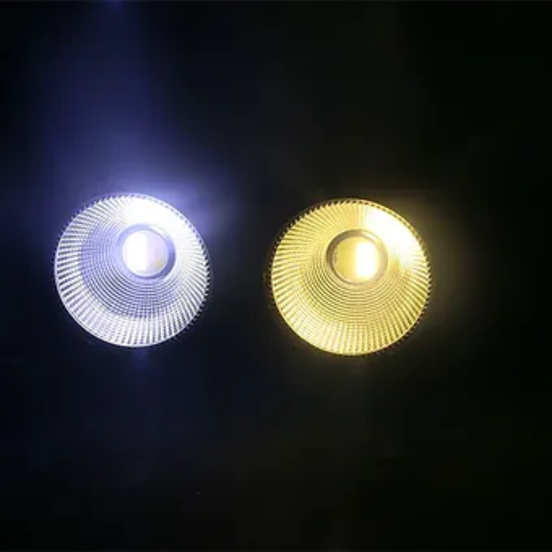 Crisp SOLSTICE DUO 616C | 200W Dual White LED Blinder with RGB Halo Rings & Strobe Effects