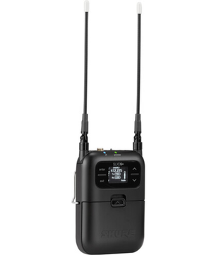 Shure SLXD5PLUS--G57 | Camera-Mount Digital Receiver | 470-608 MHz with AES-256 Encryption