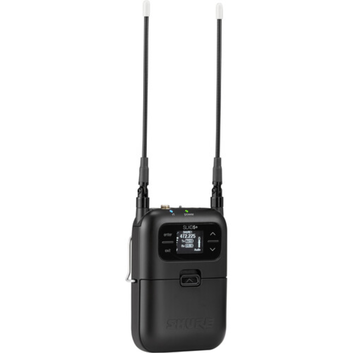 Shure SLXD5PLUS--G57 | Camera-Mount Digital Receiver | 470-608 MHz with AES-256 Encryption