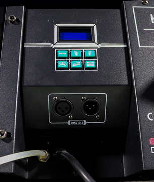 Rasha Nuve | Haze Machine - 1500 CFM Output | Adjustable Angle & Built-in Road Case
