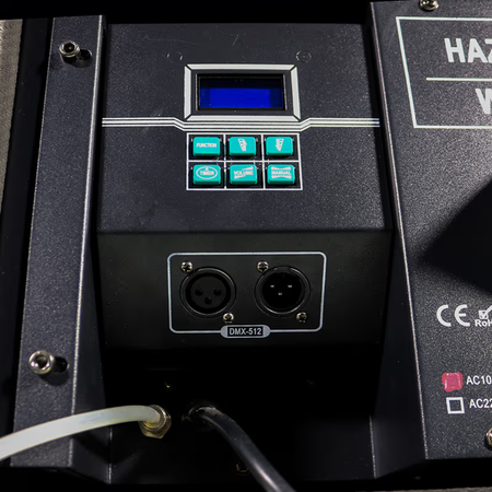 Rasha Nuve | Haze Machine - 1500 CFM Output | Adjustable Angle & Built-in Road Case