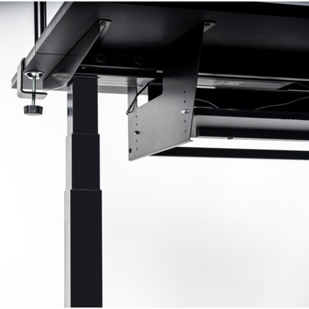 Wavebone Starship Black | Height Adjustable Studio Desk | Standing Workstation with Keyboard Tray