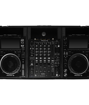 Odyssey 810158 | Industrial Board Case for 12″ DJ Mixer & 2 CDJ-3000 | Heavy-Duty Custom Fit