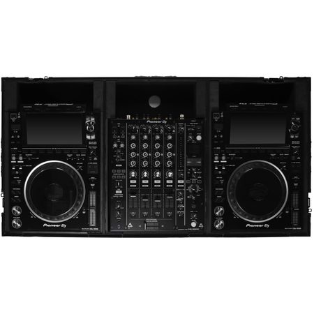 Odyssey 810158 | Industrial Board Case for 12″ DJ Mixer & 2 CDJ-3000 | Heavy-Duty Custom Fit
