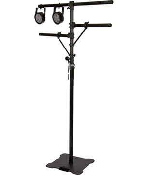 On-Stage LS7920BLT | 10ft Flat-Base Lighting Stand | 110lb Capacity for 8 PAR Lights