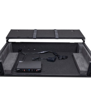 Headliner HL11006 | Flight Case for Rane Performer/Four | Laptop Platform with 4-Way Power