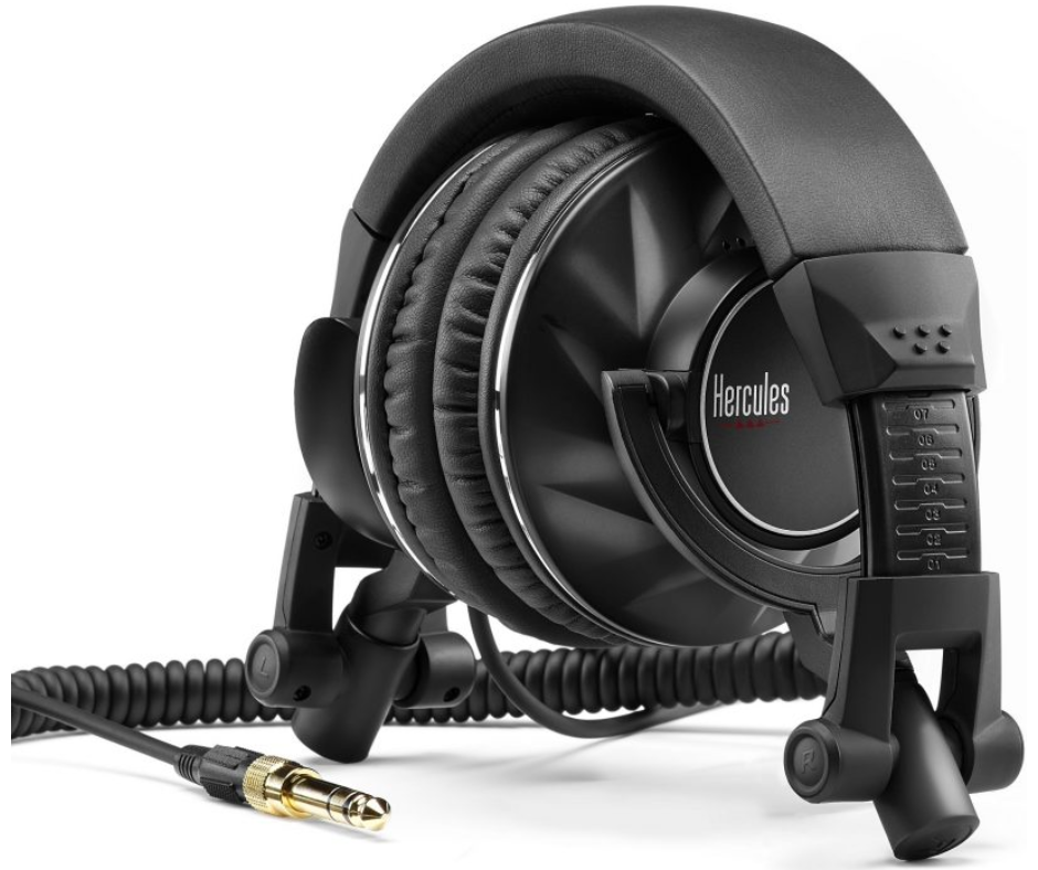 Hercules HDP DJ60 | Closed-Back DJ Headphones | 50mm Drivers & Passive Noise Isolation
