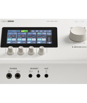 Yamaha URX22 W | 32-Bit Audio Interface with Touchscreen | Dual USB-C for Streaming & Production