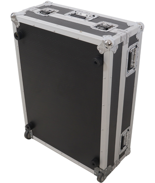 ProX XS TV32FMW | 32 Inch LED TV Flight Case | Adjustable Floor Monitor Case with Wheels