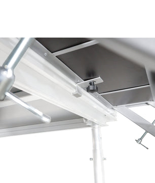 ProX XSQ-ST7 | 48in, 7 Step Stairs for StageQ | Heavy Duty Foldable Stair with Handrails
