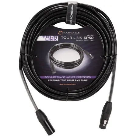 American DJ Tour Link 5P50 | 50ft (15M) 5-Pin DMX Cable