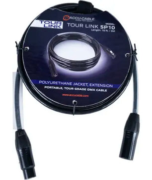 American DJ Tour Link 5P10 | 10' 5-Pin DMX Cable with Heavy-Duty Connectors