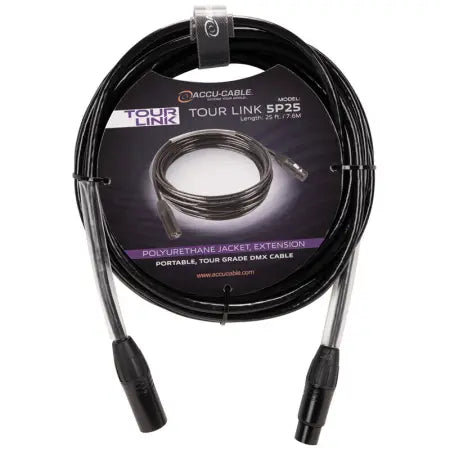 American DJ Tour Link 5P25 | 25ft Tour Grade DMX Cable