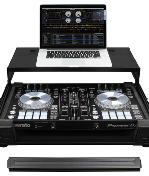 Odyssey FZGSPIDDJSR2BL | Case for Pioneer DDJ-SR2 | Glide Platform with Black Hardware