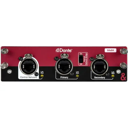 Allen & Heath AH-M-DL-DANTE64-A | Dante 64x64 Audio Networking Card, AES67 & DDM Compatible