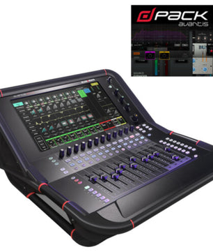 Allen & Heath Avantis Solo with dPack | 15.6in Touchscreen Digital Mixer | 64-Channel 96kHz Console with Expandable I/O