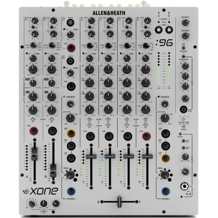 Allen & Heath XONE:96 | 6+2 Channel Analog DJ Mixer | Dual 32Bit/96kHz USB Soundcards
