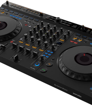 Pioneer DJ AlphaTheta DDJ-GRV6 | 4-Channel DJ Controller with Groove Circuit & Stems FX | Performance Controller with FX Pads & USB-C
