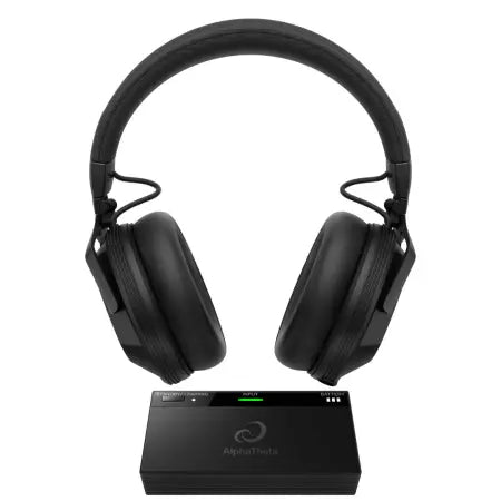 AlphaTheta HDJ-F10-TX | Wireless DJ Headphones with SonicLink | Ultra-Low Latency & High Isolation