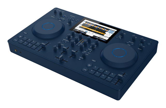 AlphaTheta Omnis Duo | 2-Channel All-in-One DJ System | Portable Bluetooth DJ Controller with Touch Display