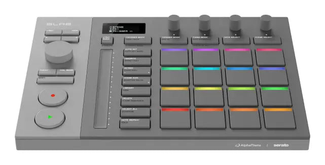 AlphaTheta Slab | Serato Studio MIDI Controller | OLED, Touch Strip & RGB Pads