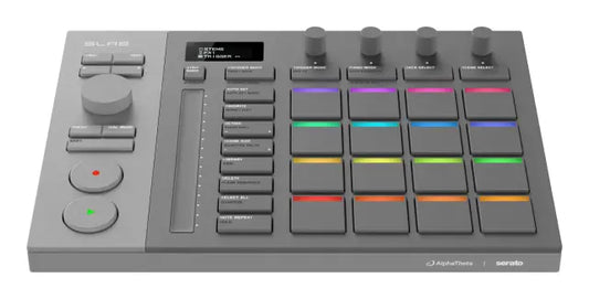 AlphaTheta Slab | Serato Studio MIDI Controller | OLED, Touch Strip & RGB Pads
