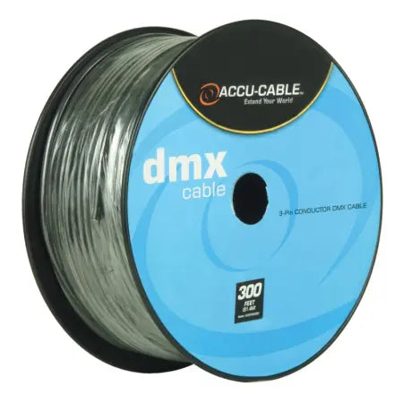 American Audio AC3CDMX300 | 300ft Raw DMX Wire Spool