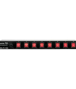 American DJ PC-100A | 8-Switch AC Power Center | 15A Circuit Breaker & Rear Outlets