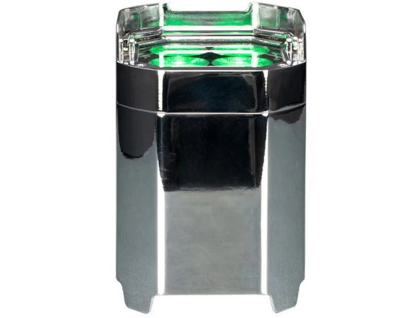 American DJ Mirage Q IP | IP65 RGBA Wireless Battery Uplight with WiFLY DMX & Chrome Finish