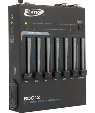American DJ SDC12 | 12-Channel DMX Controller with Master Dimmer & 3/5-Pin Outputs