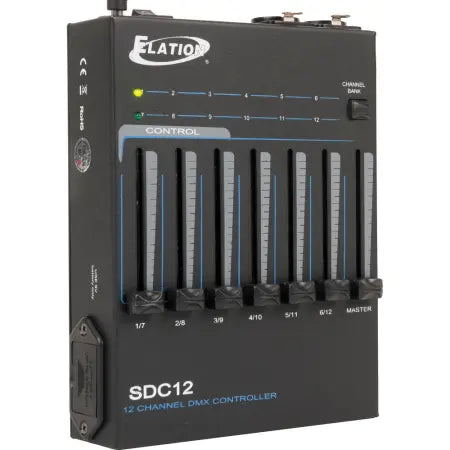 American DJ SDC12 | 12-Channel DMX Controller with Master Dimmer & 3/5-Pin Outputs