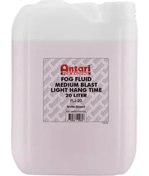 Antari FLJ-20 Light Hang Time Fog Fluid | 20 Liters Red Tint