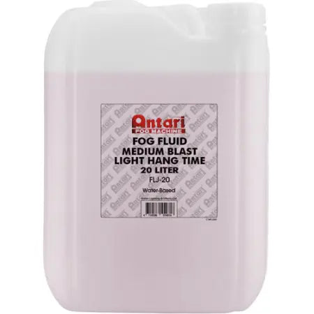 Antari FLJ-20 Light Hang Time Fog Fluid | 20 Liters Red Tint