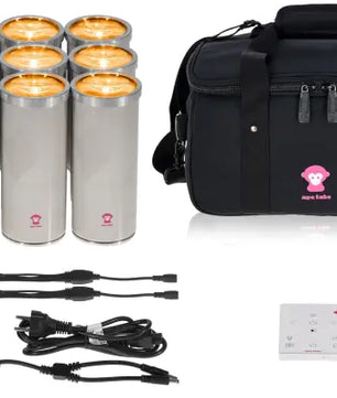 Ape Labs Can 2+ RoadPack Creme | 12x Lights, Remote, Charger, Bag -IP65 (ID: 8142)