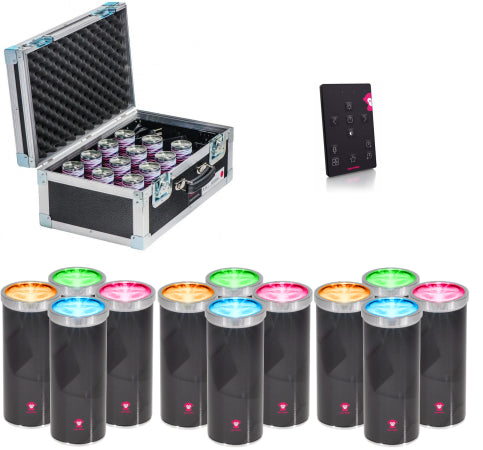 Ape Labs Can 2+ SE TourPack Grey | 12x Lights, Remote, SE Charging Case -IP65