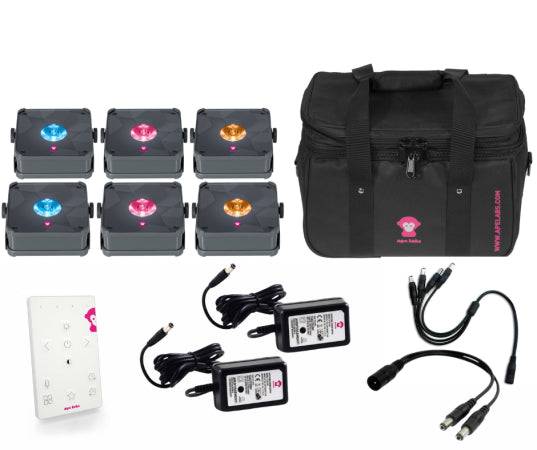 Ape Labs Mini 2+ RoadPack Grey | 6x Lights, Remote, Charger, Bag -IP65 (ID: 8146)