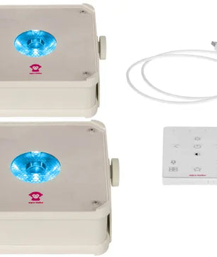 Ape Labs Mini 2+ Set of 2 Creme | IP65 RGBaW Smart Battery Uplights