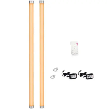 Ape Labs Neon Set of 2 | IP65 70W RGBaW 180 Degree Battery Tube Lights