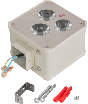 Ape Labs Sconce 2+ Solo Creme | IP65 Dual Sided Up/Down Light for Wall (ID: 8068)