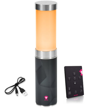 Ape Labs Table Light 2.0 Set of 1 Grey | Battery LED Table Light with Remote | IP65 360° Wireless Uplight Pack