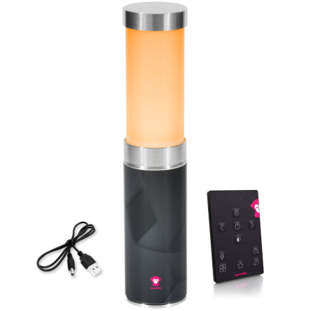 Ape Labs Table Light 2.0 Set of 1 Grey | Battery LED Table Light with Remote | IP65 360° Wireless Uplight Pack