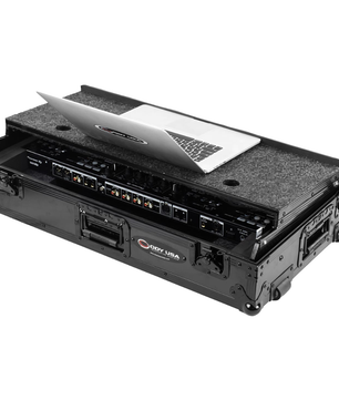 Odyssey RCGS-FLX10WBL | Black Wheeled Case with Glide Platform | Fits DDJFLX10 Controller