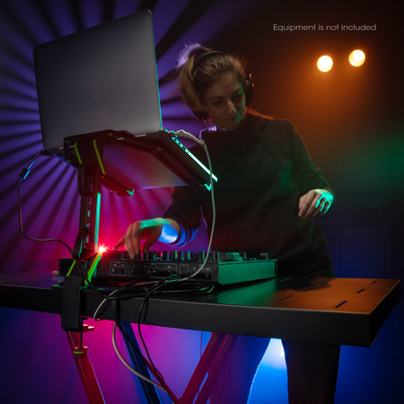 Gravity Stands KS RD 1 | Rapid Desk for X-Type Keyboard Stands | 1000mm Wide Steel Support Plate