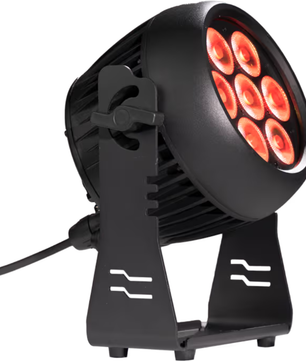 Rasha Par Guard | IP65 RGBWA+UV LED Par | 25° Beam with Wireless DMX & Presets