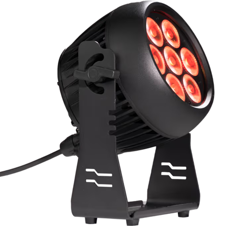 Rasha Par Guard | IP65 RGBWA+UV LED Par | 25° Beam with Wireless DMX & Presets