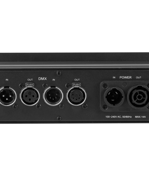 Event Lighting PIXBAR12H | 12x12W RGBWAU LED Pixel Bar | True1 Power with Barndoor