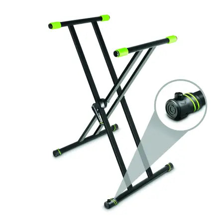 Gravity Stands KSX2RD Rapid Desk Double X-Stand Keyboard / DJ